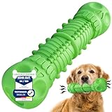SAMNIS® - Kauspielzeug Hund - Grün - Besonders robuster Premium Naturkautschuk - unzerstörbares hundespielzeug bei...