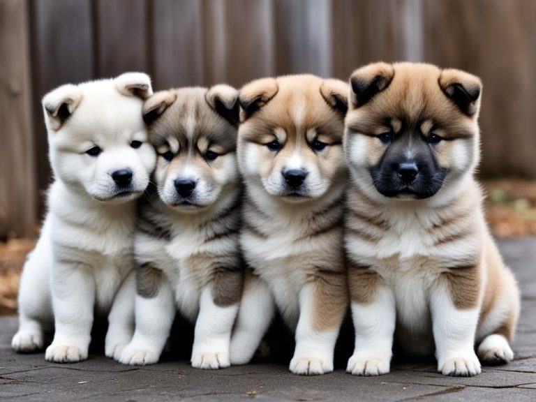 Wie viele Welpen bekommt ein Akita pro Wurf?