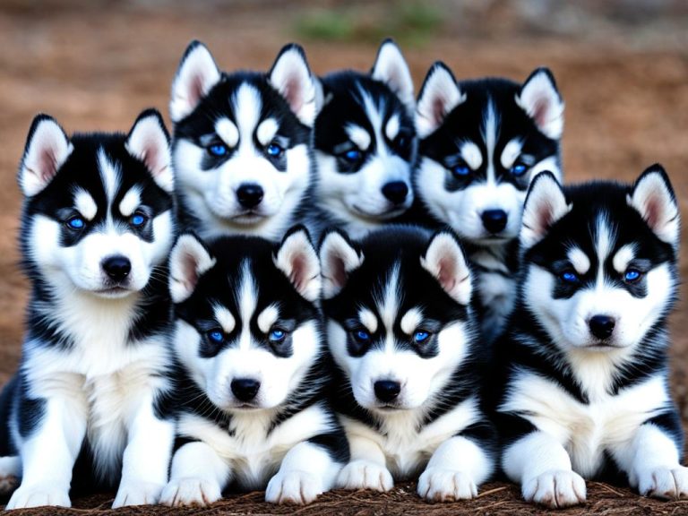 Wie viele Welpen bekommt ein Siberian Husky pro Wurf?